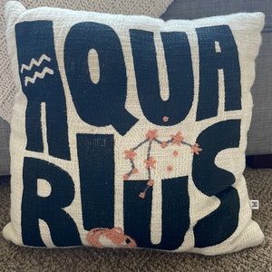 Urban outfitters Aquarius decor pillow, cherry blossoms, great condition